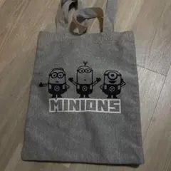ミニオン トートバッグ グレー