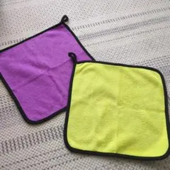 イエロー・パープル タオルセット