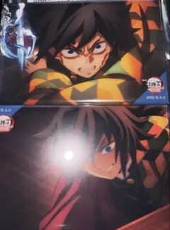 鬼滅の刃 無限城編 劇場物販 冨岡義勇 全方位コレクション 缶バッジ 2点セット