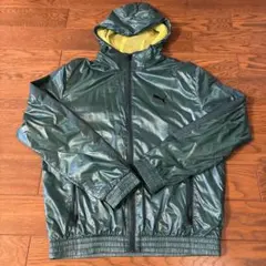 Puma フード付きナイロンジャケット グリーン