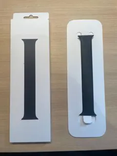 純正Apple Watch 42mmケース用 ソロループ ブラック サイズ⑧