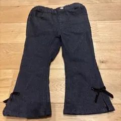 プティマイン　フレアパンツ リボン付き