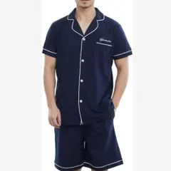 お得❣️ パジャマ 半袖 前開き 上下セット 涼しい 部屋着 着やすい　快適