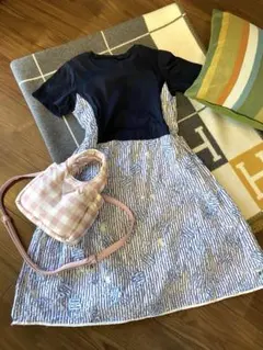 Chesty エンブロイダリー Tシャツ ワンピース