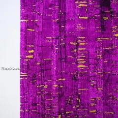 SALE26. USAコットン シーチング はぎれ生地布 むらさき 金箔