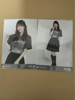 乃木坂46 岩本蓮加 アンダーライブ Tシャツ 39thSG 生写真 2枚