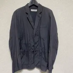 ユニバーサルプロダクツ 長袖シャツ　ナイロン　コットン　ブラック　m ジャケット