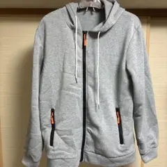メンズ　パーカー　グレー　Lサイズ