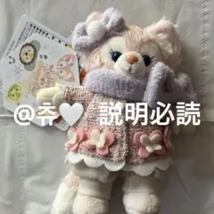 ディズニーシー　シークレットオブスノーウィーデイ　リーナベル　ぬいぐるみバッジ