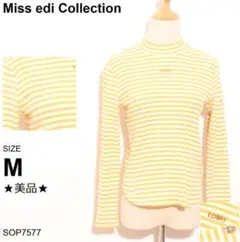 ★美品★ Miss edi Collection トップス　ボーダー　長袖 M