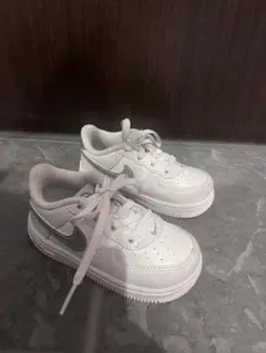 Nike Air Force 1 キッズシューズ ホワイト/シルバー