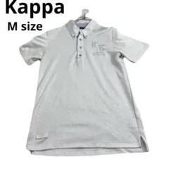 Kappa ゴルフ ポロシャツ 半袖 ホワイト 総柄　春夏コーデのサムネイル