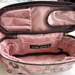MARY QUANT フラワーポーチ　化粧ポーチ
