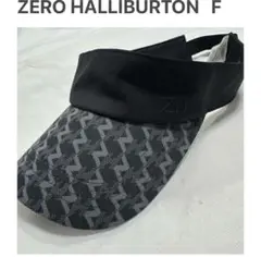 美品 ZERO HALLIBURTON バイザー 黒/グレー ゼロハリバートン