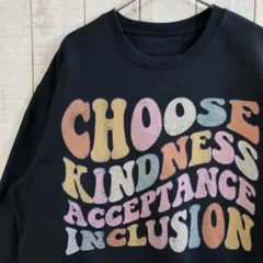 古着　長袖　スウェット 裏起毛　プリント　アメカジ ゆるだぼ