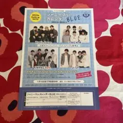 ジャニーズJr.カレンダー フライヤー　7MEN侍　Travis Japan