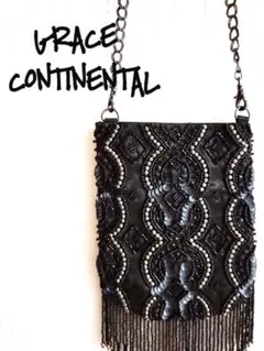 D222203 GRACE CONTINENTAL ビーズ刺繍ショルダーバッグのサムネイル