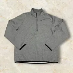 NIKE ジッププルオーバー USサイズ ワンポイントロゴ 裏起毛