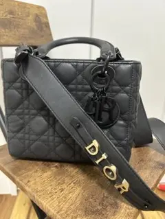 クリスチャン ディオール キルティング ショルダー バッグ バッグ カナ―ジュ キルティングショルダーバッグ グレー ヴィンテージ