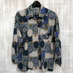 古着 90's 総柄シャツ 菅田将暉 ビンテージ 一点物