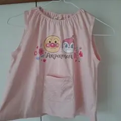 アンパンマン 幼稚園用スモック ピンク