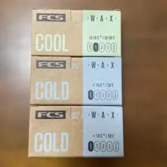 FCS サーフボードワックス 2種セット