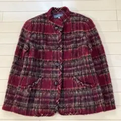 11.10 Chalet Blanc モヘヤジャケット モヘア チェック　11