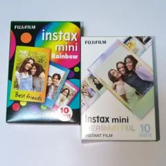 新品未開封 チェキフィルム MERMAIDTAIL Rainbow 10枚x2