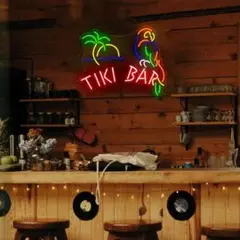 【最安値セール／ネオン祭り】New /おまけ付 tiki バー LED ネオン