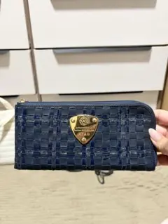 ATAO 長財布 ネイビー メッシュのサムネイル