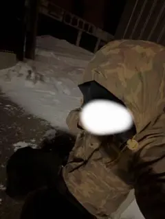 カモ柄 ミリタリー ナイロンジャケット 00s90s