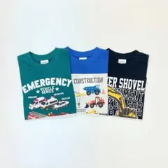 子供服 男の子 110cm 長袖 Tシャツ まとめ売り 車 新品 GWN6-1