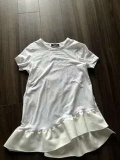 YOKO CHAN ヨーコチャン フリルTシャツ ホワイト 38 値下げのサムネイル