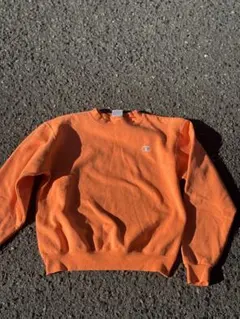 Champion チャンピオンUSEDスウェットオレンジ