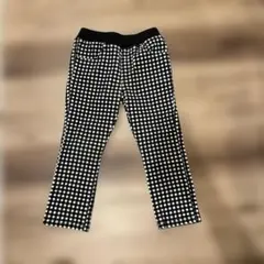 95cm チェック柄ストレッチパンツ