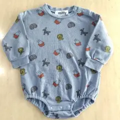 ミッフィー 長袖ロンパース 80cm