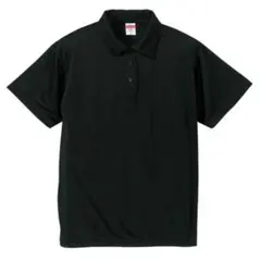黒新品 M 半袖ポロシャツ ユナイテッドアスレ 4.7OZ ドライシルキータッチ