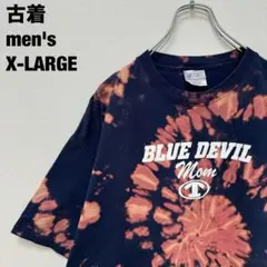 古着 ポートアンドカンパニー Tシャツ BLUE DEVIL 紺 XL