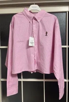 【値下げ 】FREAK'S STORE別注クロップドシャツ Teddy Bear