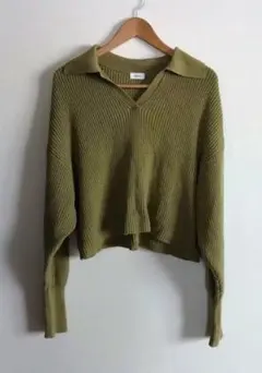 襟付きニット ニット