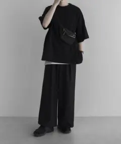 remer loose basic Tee / ルーズベーシックT ブラック