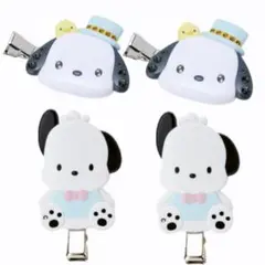 【おまけ付き】レア‪☆前髪クリップ サンリオ ポチャッコ キラキラ 2個セット