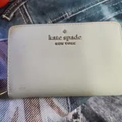 kate spade 二つ折り財布 ライトグリーン