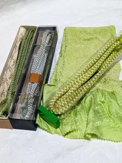 帯締め４本　帯揚げ1本　セット　まとめ売り　美品