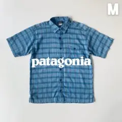 Patagonia 2000s ACヤーンダイシャツ モロッコ製 M ブルー