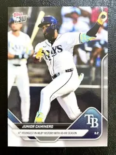 2025 Topps Now #652 JUNIOR CAMINERO 40号