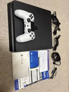 PlayStation 4 Slim ホワイトコントローラー付き