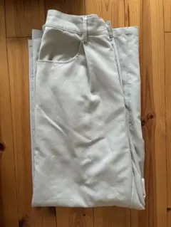 cussil スラックス パンツ ライトグレー S