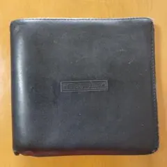 Christian Dior 二つ折り財布 黒 レザー
