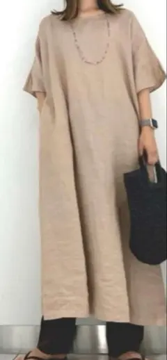 アーバンリサーチドアーズ 定番 リネン ワンピース